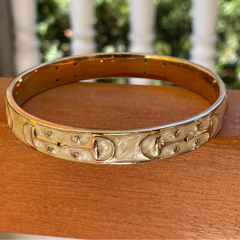 Stirrup Stackable Equestrian Bangle